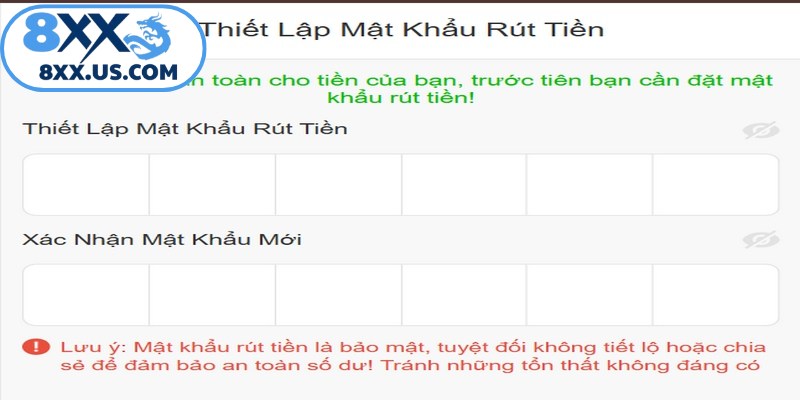 Liên kết số điện thoại kết hợp tạo mật mã trước khi tiến hành giao dịch