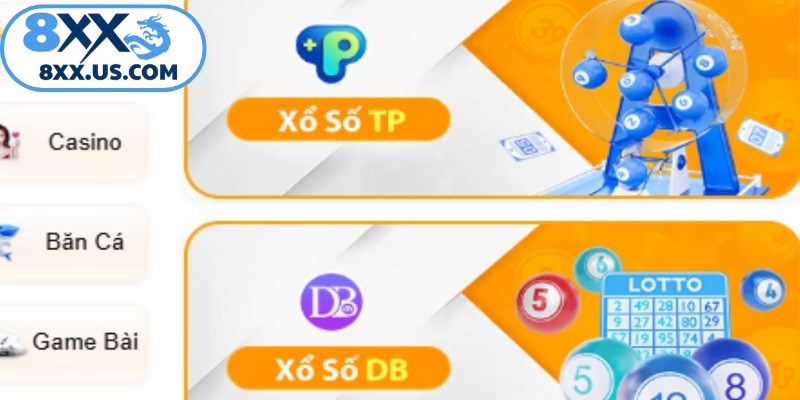 Xổ số 8XX điểm nhấn từ sự hiện đại và tiện lợi